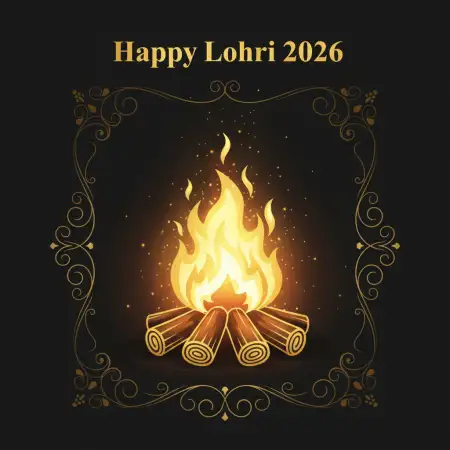 Happy Lohri 2026 Wishes For Facebook Post - Free Happy Lohri 2026 Wishes Download