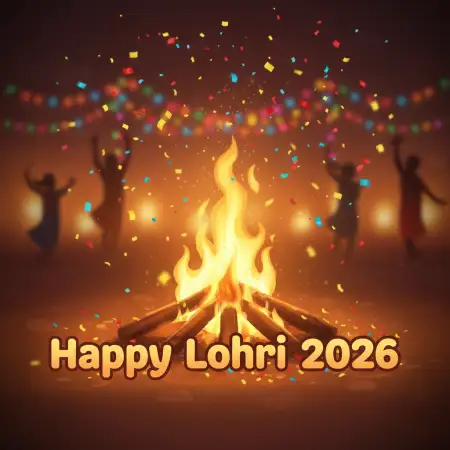 Happy Lohri 2026 Wishes For New Year Harvest - Free Happy Lohri 2026 Wishes Download