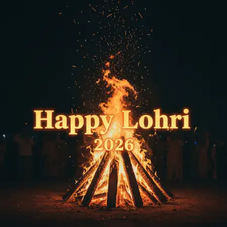 Happy Lohri 2026 Wishes For Newly Married - Free Happy Lohri 2026 Wishes Download