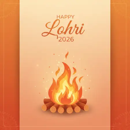 Happy Lohri 2026 Wishes In Hindi With Images - Free Happy Lohri 2026 Wishes Download
