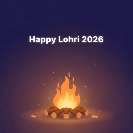 Happy Lohri 2026 Wishes Png Transparent Background - Free Happy Lohri 2026 Wishes Download