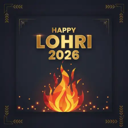 Happy Lohri 2026 Wishes Punjabi Quotes - Free Happy Lohri 2026 Wishes Download