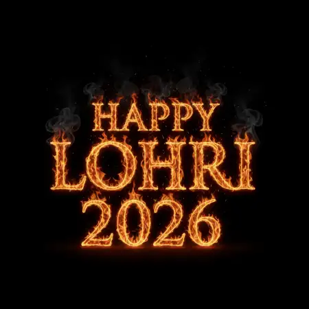 Happy Lohri 2026 Wishes With Name Edit - Free Happy Lohri 2026 Wishes Download