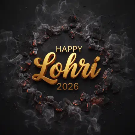 Free Happy Lohri Dhol Bhangra Image 2026 Background Download