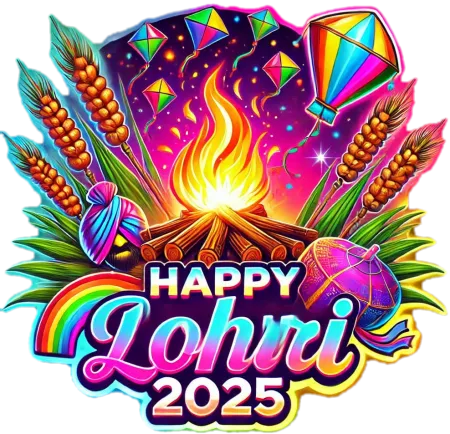 happy lohri png transparent background