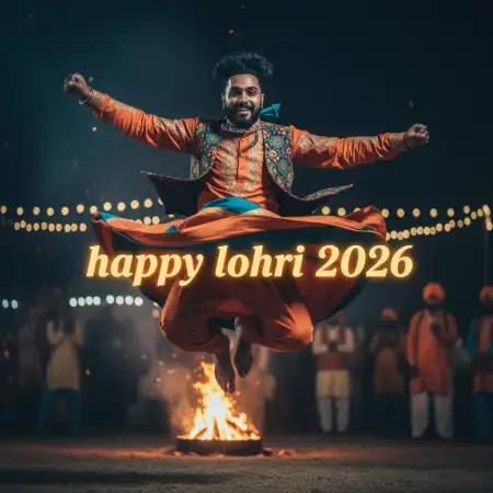 Happy Lohri Wishes For Colleagues 2026 - Free Happy Lohri 2026 Wishes Download