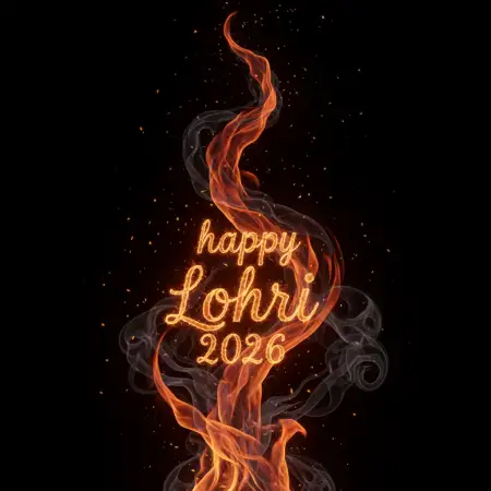Happy Lohri Wishes For Kids 2026 - Free Happy Lohri 2026 Wishes Download