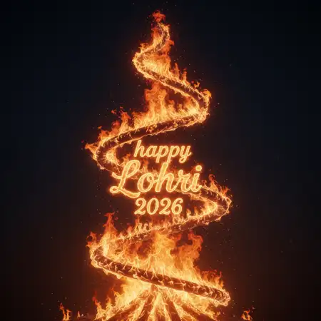 Happy Lohri Wishes For Relatives 2026 - Free Happy Lohri 2026 Wishes Download