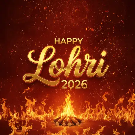 Happy Lohri Wishes In Hinglish 2026 - Free Happy Lohri 2026 Wishes Download
