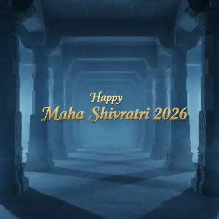 Happy Maha Shivratri 2026 Damru Background Design - Free Happy Maha Shivratri 2026 Download