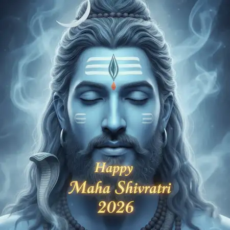 Happy Maha Shivratri 2026 Image With Om Namah Shivaya Text - Free Happy Maha Shivratri 2026 Download