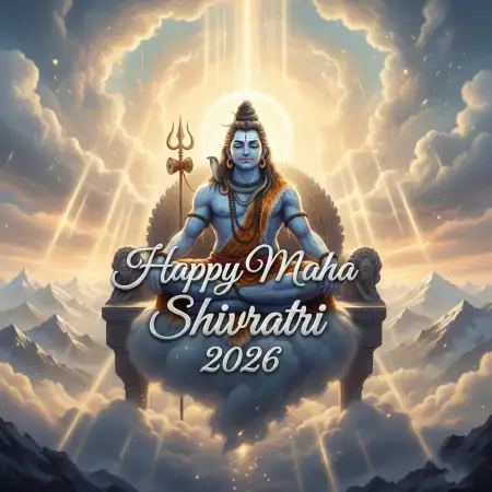 Happy Maha Shivratri 2026 Lord Shiva Art Illustration - Free Happy Maha Shivratri 2026 Download