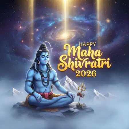 Happy Maha Shivratri 2026 Shiv Tandav Theme Poster - Free Happy Maha Shivratri 2026 Download