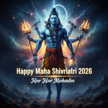 Free Happy Maha Shivratri 2026 Whatsapp Mahakal Dp Image Background Download
