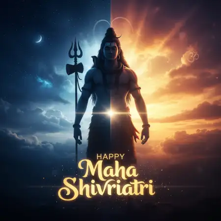 Happy Maha Shivratri Vertical Poster - Free Happy Maha Shivratri Download