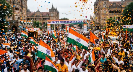 Free Happy Maharashtra Day 2026 Crowd Celebration Images Image Download