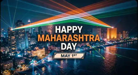 Free Happy Maharashtra Day 2026 Editable Banner Template Image Download