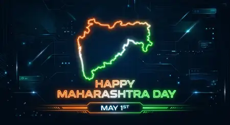 Free Happy Maharashtra Day 2026 Frame Png Design Image Download