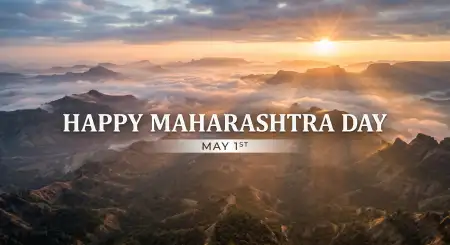 Free Happy Maharashtra Day 2026 Online Greeting Post Image Download