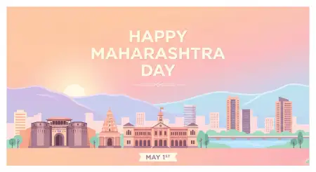 Free Happy Maharashtra Day 2026 Vector Design Free Image Download