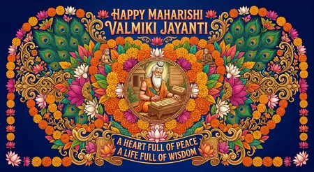 happy maharishi valmiki jayanti 2026 beautiful greetings - Happy Maharishi Valmiki Jayanti 2026