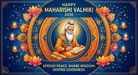 happy maharishi valmiki jayanti 2026 facebook post - Happy Maharishi Valmiki Jayanti 2026