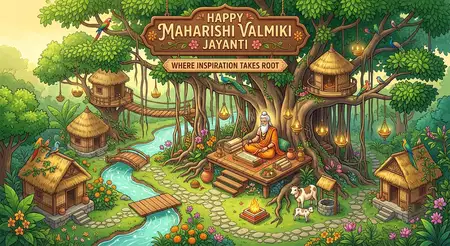 happy maharishi valmiki jayanti 2026 hd wallpaper - Happy Maharishi Valmiki Jayanti 2026