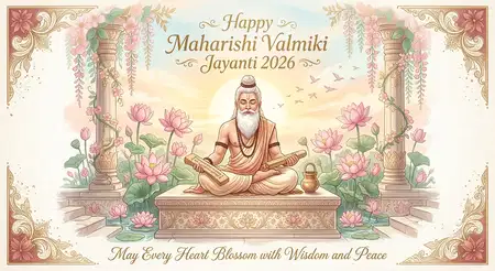 happy maharishi valmiki jayanti 2026 social media post - Happy Maharishi Valmiki Jayanti 2026