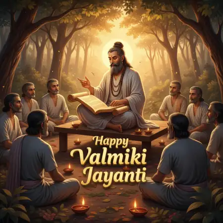 Happy Maharishi Valmiki Jayanti Banner Design Photoshop - Free Happy Maharishi Valmiki Jayanti Download