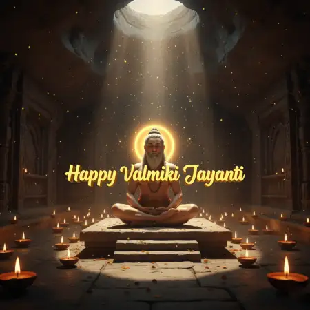 Happy Maharishi Valmiki Jayanti Card Design Online - Free Happy Maharishi Valmiki Jayanti Download