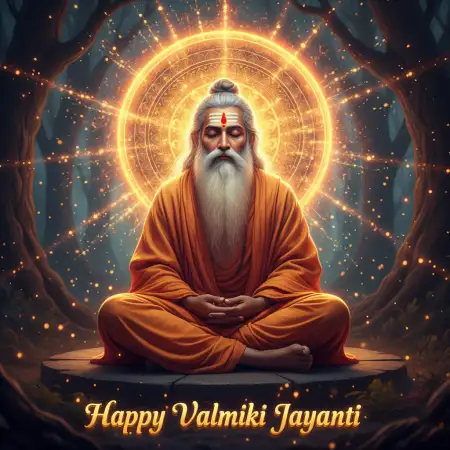 Happy Maharishi Valmiki Jayanti Greeting Card Free Download - Free Happy Maharishi Valmiki Jayanti Download