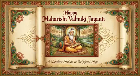 happy maharishi valmiki jayanti heart touching wishes for friends and family