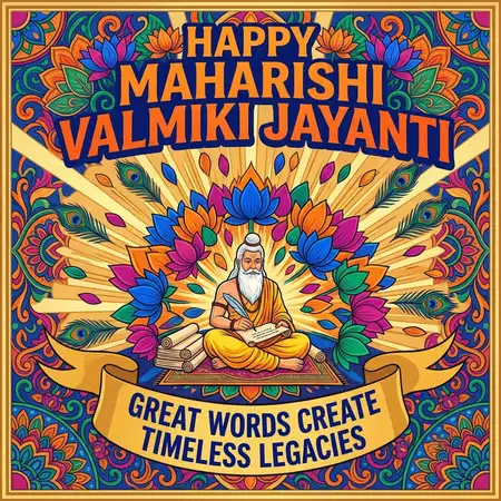 happy maharishi valmiki jayanti inspirational messages for instagram stories