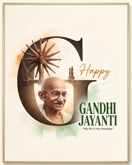 happy mahatma gandhi jayanti greetings 2026 - Gandhi Jayanti 2026