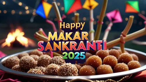 happy makar sankranti 2025 with sugarcane and til images