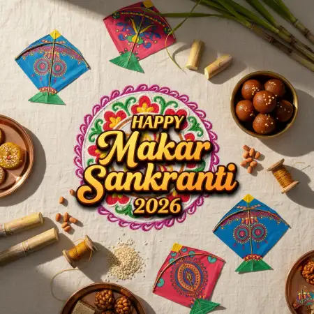 Free Happy Makar Sankranti 2026 Banner Design Background Download