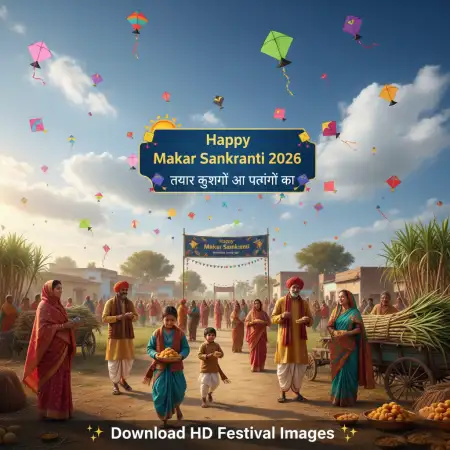 Free Happy Makar Sankranti 2026 Business Wishing Post Design Background Download