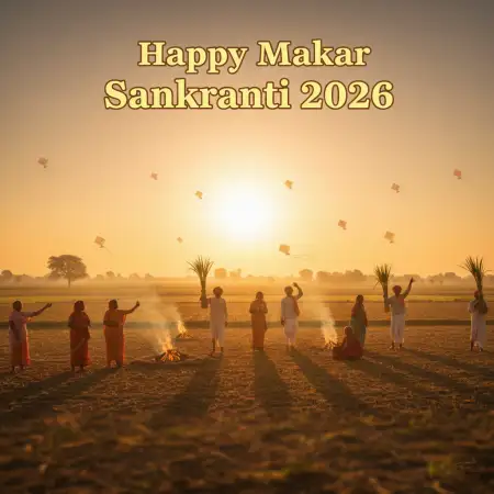 Free Happy Makar Sankranti 2026 Png Transparent Text Images Background Download