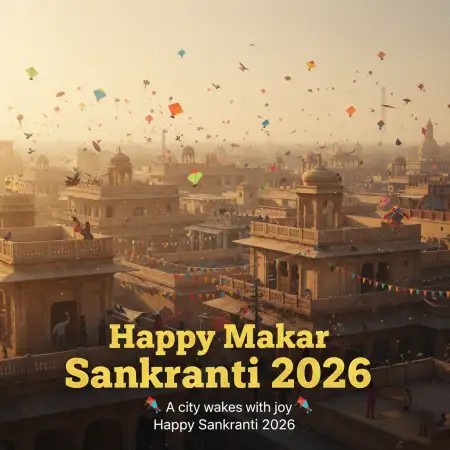 Happy Makar Sankranti 2026 Wishes In English - Free Happy Makar Sankranti 2026 Wishes Download
