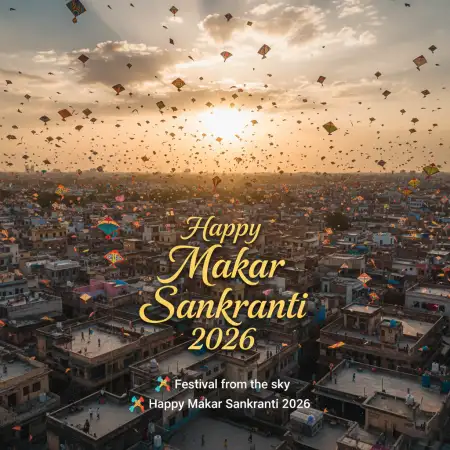 Happy Makar Sankranti 2026 Wishes Poster Background Hd - Free Happy Makar Sankranti 2026 Wishes Download