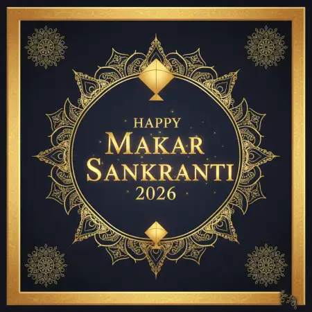 Happy Makar Sankranti 2026 Wishes With Sun God Surya - Free Happy Makar Sankranti 2026 Wishes Download
