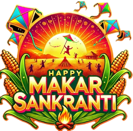 happy makar sankranti png transparent background