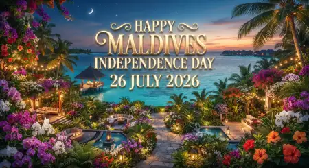 Happy Maldives Independence Day Decorations - Free Maldives Independence Day 2026 Download