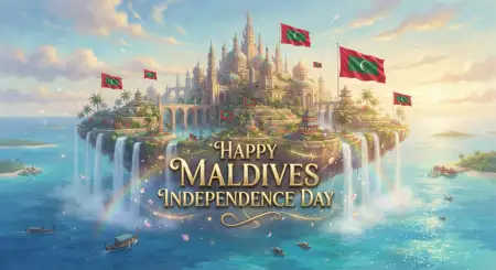Happy Maldives Independence Day Facebook Banner - Free Maldives Independence Day 2026 Download