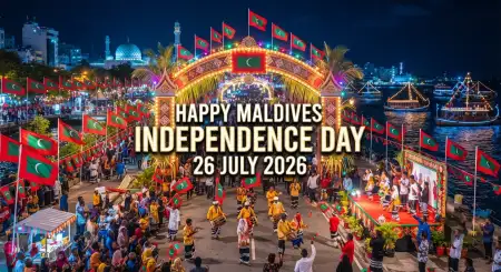 Happy Maldives Independence Day Maldives Flag Png - Free Maldives Independence Day 2026 Download