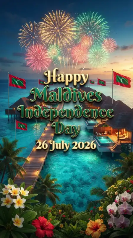 Happy Maldives Independence Day School Celebration Poster - Free Maldives Independence Day 2026 Download
