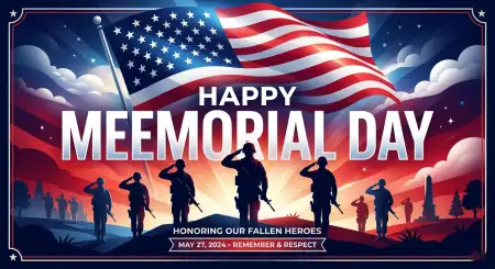 Happy Memorial Day 2026 Creative Patriotic Illustrations - Free Happy Memorial Day 2026 Download