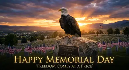 Happy Memorial Day 2026 Freedom Quote Graphics - Free Happy Memorial Day 2026 Download