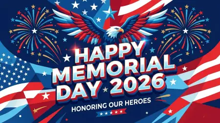 Happy Memorial Day 2026 Military Memorial Banners - Free Happy Memorial Day 2026 Download