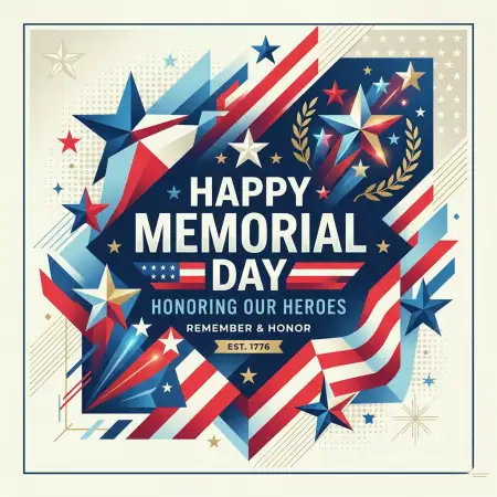 Happy Memorial Day 2026 Patriotic Flyer Backgrounds - Free Happy Memorial Day 2026 Download